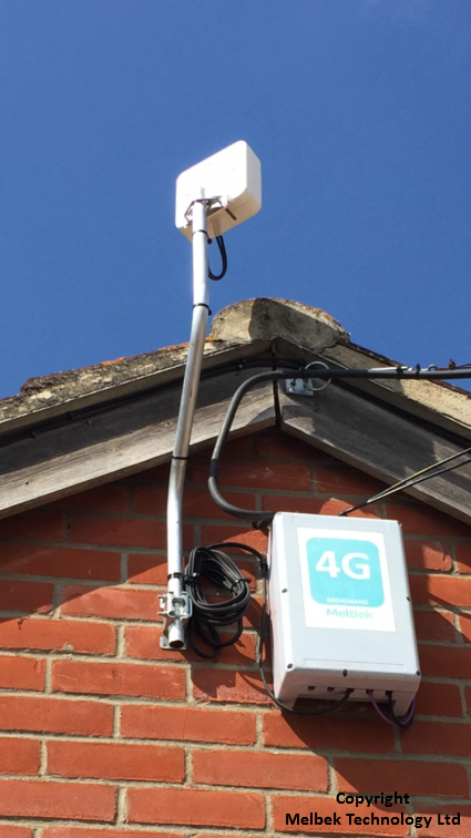 Professional 4G broadband installation